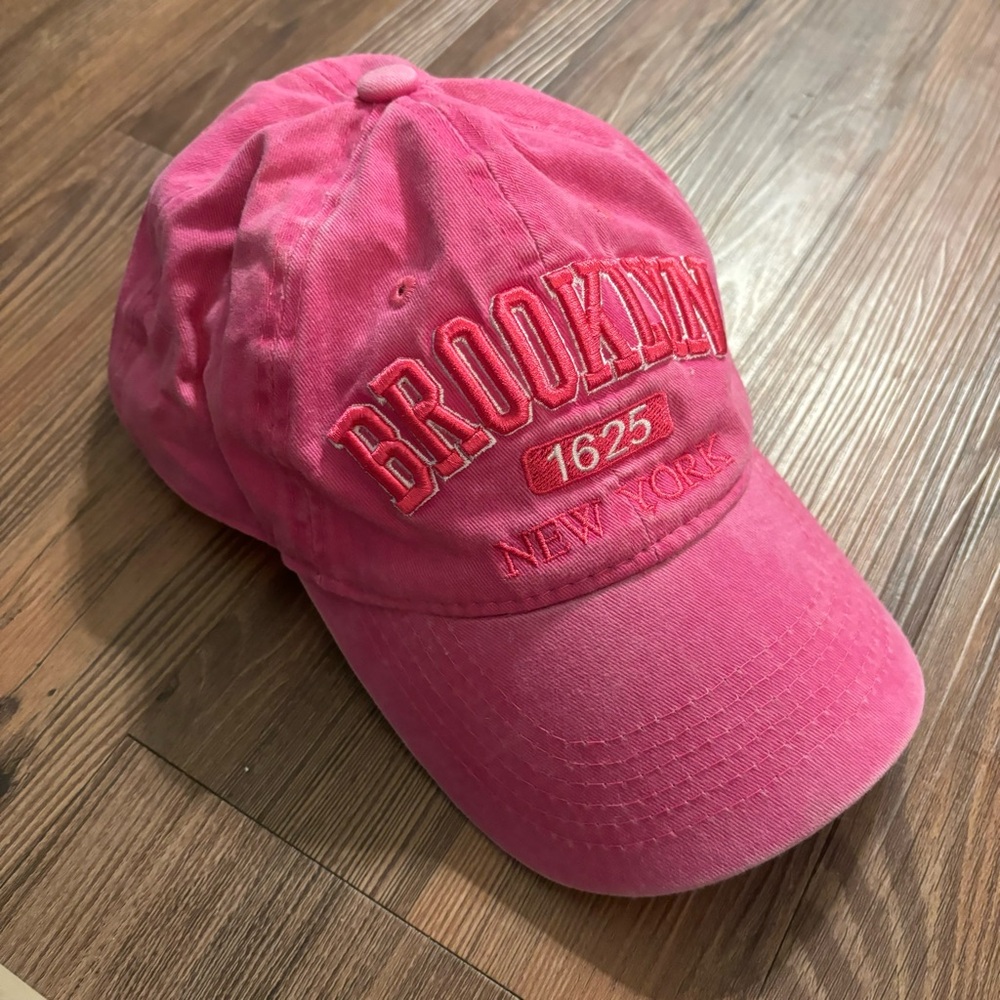 Brooklyn New York Pink Baseball Hat Cap